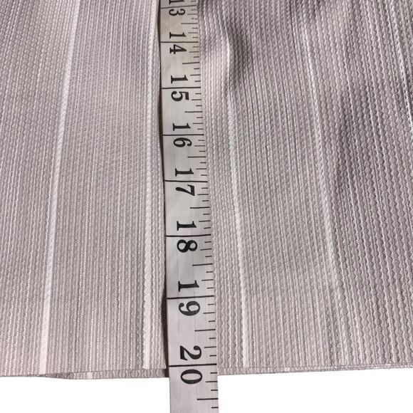 Chico's Skort NWT Women's Size 3.5 (18) Josie Stretch Spring Stripe Pale Taupe - Picture 9 of 9